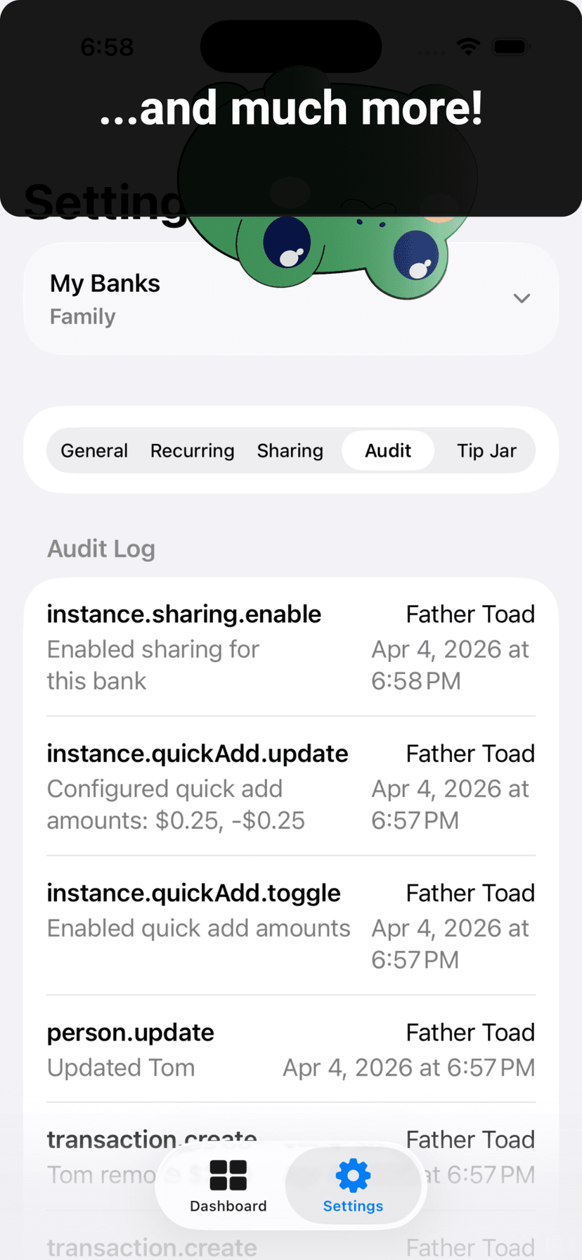 More Audit